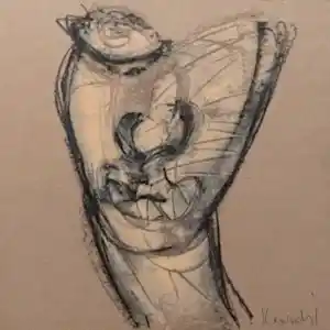 ALİ HERİSCHİ tarafından 2020 yılında 40x40 cm ölçülerinde Kağıt üzeri karışık teknik tekniği ile yapılmıştır.