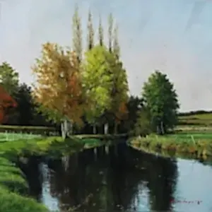 HASAN SAYGIN tarafından 2024 yılında 40x40 cm ölçülerinde Tuval üzeri yağlı boya tekniği ile yapılmıştır.