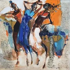 NURETTİN AKKAYA tarafından 2024 yılında 40x40 cm ölçülerinde Tuval üzeri yağlı boya tekniği ile yapılmıştır.