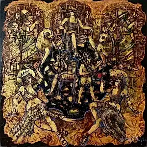 DERYA YILDIZ tarafından 2024 yılında 40x40 cm ölçülerinde Tuval üzeri yağlı boya tekniği ile yapılmıştır.