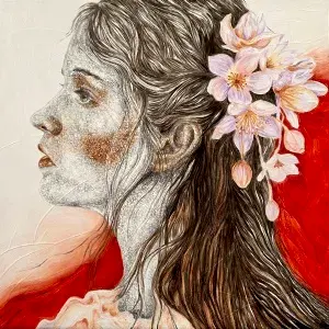 ILGIN ERDEM tarafından 2024 yılında 40x40 cm ölçülerinde Tuval üzeri yağlı boya tekniği ile yapılmıştır.