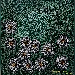 MURAT ÖZDOĞRU tarafından 2024 yılında 40x40 cm ölçülerinde Tuval üzeri akrilik boya tekniği ile yapılmıştır.