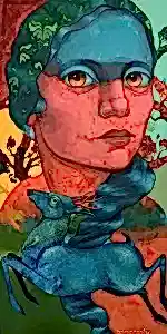 SEMA ÖCAL tarafından 2024 yılında 130x65 cm ölçülerinde Tuval üzeri akrilik boya tekniği ile yapılmıştır.