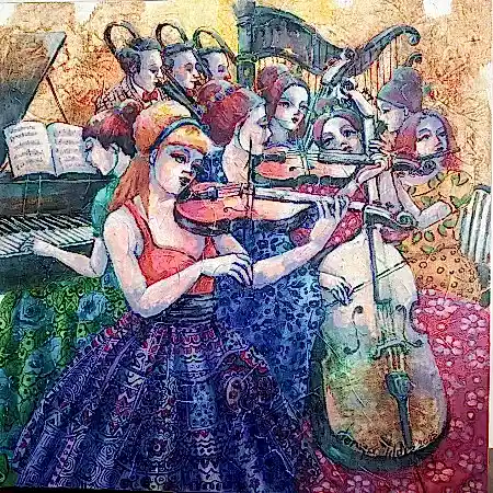 DERYA YILDIZ tarafından 2025 yılında 40x40 cm ölçülerinde Tuval üzeri yağlı boya tekniği ile yapılmıştır.