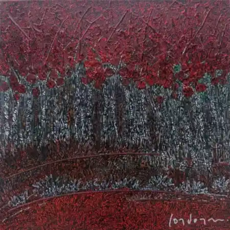 MURAT ÖZDOĞRU tarafından 2025 yılında 40x40 cm ölçülerinde Tuval üzeri akrilik boya tekniği ile yapılmıştır.