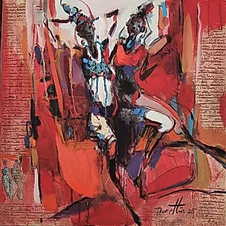 NURETTİN AKKAYA tarafından 2025 yılında 40x40 cm ölçülerinde Tuval üzeri yağlı boya tekniği ile yapılmıştır.