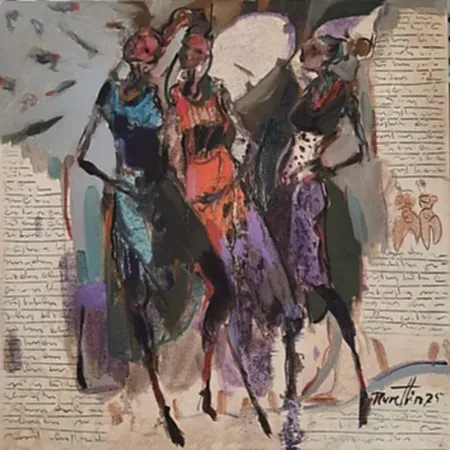 NURETTİN AKKAYA tarafından 2025 yılında 40x40 cm ölçülerinde Tuval üzeri yağlı boya tekniği ile yapılmıştır.