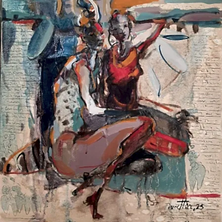 NURETTİN AKKAYA tarafından 2025 yılında 40x40 cm ölçülerinde Tuval üzeri yağlı boya tekniği ile yapılmıştır.