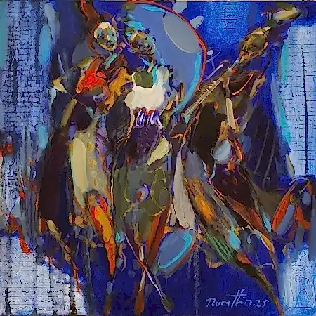NURETTİN AKKAYA tarafından 2025 yılında 40x40 cm ölçülerinde Tuval üzeri yağlı boya tekniği ile yapılmıştır.