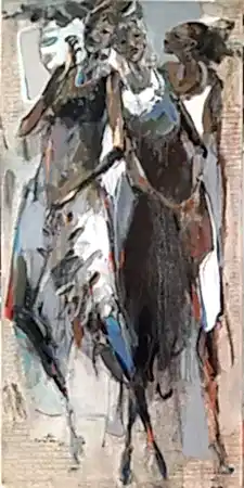 NURETTİN AKKAYA tarafından 2025 yılında 130x65 cm ölçülerinde Tuval üzeri yağlı boya tekniği ile yapılmıştır.