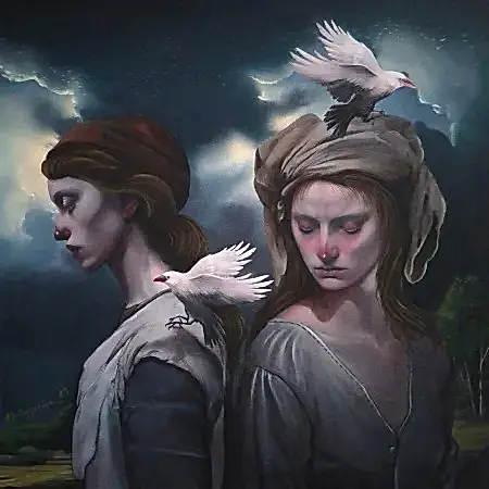 ZEKİYE AKALIN tarafından 2025 yılında 40x40 cm ölçülerinde Tuval üzeri karışık teknik tekniği ile yapılmıştır.