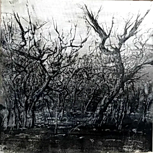 AYHAN ÇETİN tarafından 2021 yılında 40x40 cm ölçülerinde Tuval üzeri akrilik boya tekniği ile yapılmıştır.