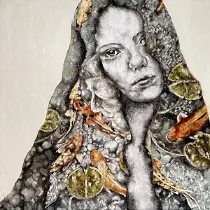 ILGIN ERDEM tarafından 2021 yılında 40x40 cm ölçülerinde Tuval üzeri yağlı boya tekniği ile yapılmıştır.