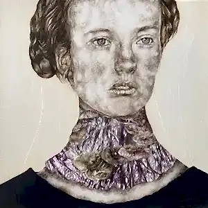 ILGIN ERDEM tarafından 2021 yılında 40x40 cm ölçülerinde Tuval üzeri yağlı boya tekniği ile yapılmıştır.