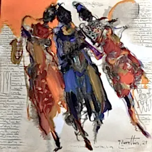 NURETTİN AKKAYA tarafından 2021 yılında 40x40 cm ölçülerinde Tuval üzeri yağlı boya tekniği ile yapılmıştır.