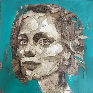 SEMA ÖCAL tarafından 2021 yılında 40x40 cm ölçülerinde Tuval üzeri yağlı boya tekniği ile yapılmıştır.