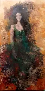 EROL PELİOĞLU tarafından 2022 yılında 130x65 cm ölçülerinde Tuval üzeri yağlı boya tekniği ile yapılmıştır.