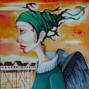 ZEKİYE AKALIN tarafından 2022 yılında 40x40 cm ölçülerinde Tuval üzeri yağlı boya tekniği ile yapılmıştır.