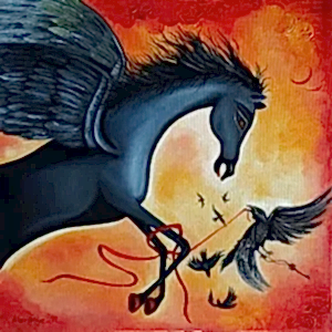 ZEKİYE AKALIN tarafından 2022 yılında 40x40 cm ölçülerinde Tuval üzeri yağlı boya tekniği ile yapılmıştır.