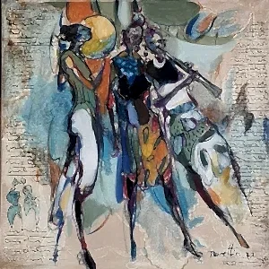 NURETTİN AKKAYA tarafından 2022 yılında 40x40 cm ölçülerinde Tuval üzeri yağlı boya tekniği ile yapılmıştır.