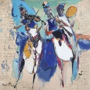 NURETTİN AKKAYA tarafından 2022 yılında 40x40 cm ölçülerinde Tuval üzeri yağlı boya tekniği ile yapılmıştır.