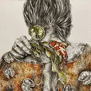 ILGIN ERDEM tarafından 2022 yılında 40x40 cm ölçülerinde Tuval üzeri yağlı boya tekniği ile yapılmıştır.