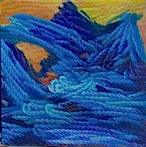 AHMET YEŞİL tarafından 2022 yılında 40x40 cm ölçülerinde Tuval üzeri yağlı boya tekniği ile yapılmıştır.