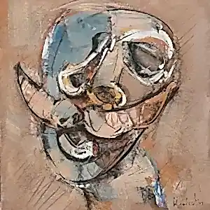 ALİ HERİSCHİ tarafından 2022 yılında 40x40 cm ölçülerinde Kağıt üzeri karışık teknik tekniği ile yapılmıştır.