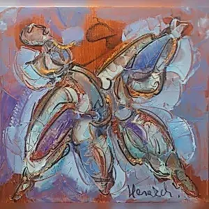 ALİ HERİSCHİ tarafından 2023 yılında 40x40 cm ölçülerinde Tuval üzeri yağlı boya tekniği ile yapılmıştır.