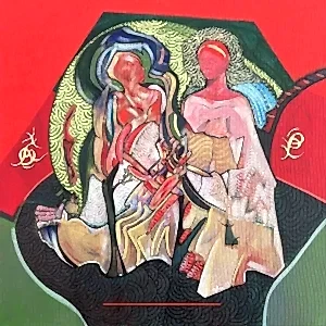 NECMETTİN ÖZLÜ tarafından 2023 yılında 40x40 cm ölçülerinde Tuval üzeri akrilik boya tekniği ile yapılmıştır.