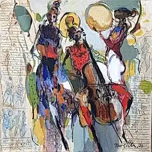 NURETTİN AKKAYA tarafından 2023 yılında 40x40 cm ölçülerinde Tuval üzeri yağlı boya tekniği ile yapılmıştır.