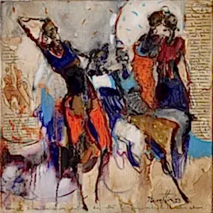 NURETTİN AKKAYA tarafından 2023 yılında 40x40 cm ölçülerinde Tuval üzeri yağlı boya tekniği ile yapılmıştır.