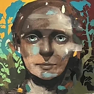 SEMA ÖCAL tarafından 2023 yılında 40x40 cm ölçülerinde Tuval üzeri yağlı boya tekniği ile yapılmıştır.