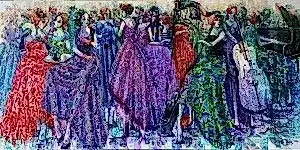 DERYA YILDIZ tarafından 2023 yılında 65x130 cm ölçülerinde Tuval üzeri yağlı boya tekniği ile yapılmıştır.