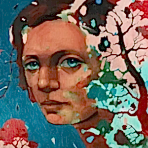 SEMA ÖCAL tarafından 2023 yılında 40x40 cm ölçülerinde Tuval üzeri yağlı boya tekniği ile yapılmıştır.