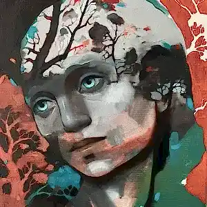 SEMA ÖCAL tarafından 2023 yılında 40x40 cm ölçülerinde Tuval üzeri yağlı boya tekniği ile yapılmıştır.