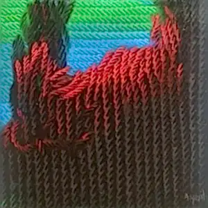 AHMET YEŞİL tarafından 2023 yılında 40x40 cm ölçülerinde Tuval üzeri yağlı boya tekniği ile yapılmıştır.