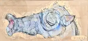 ALİ HERİSCHİ tarafından 2021 yılında 70x140 cm ölçülerinde Kağıt üzeri karışık teknik tekniği ile yapılmıştır.