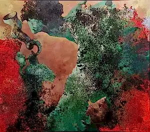 EROL PELİOĞLU tarafından 2021 yılında 160x200 cm ölçülerinde Tuval üzeri yağlı boya tekniği ile yapılmıştır.