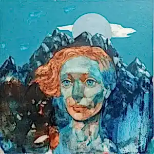 SEMA ÖCAL tarafından 2021 yılında 60x60 cm ölçülerinde Tuval üzeri yağlı boya tekniği ile yapılmıştır.