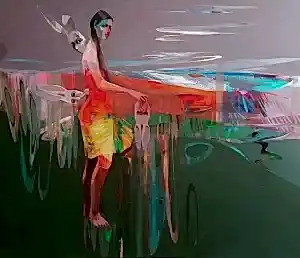 HAKAN ERASLAN tarafından 2021 yılında 126x150 cm ölçülerinde Tuval üzeri akrilik boya tekniği ile yapılmıştır.