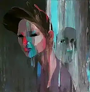 HAKAN ERASLAN tarafından 2021 yılında 60x60 cm ölçülerinde Tuval üzeri akrilik boya tekniği ile yapılmıştır.