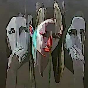 HAKAN ERASLAN tarafından 2021 yılında 60x60 cm ölçülerinde Tuval üzeri akrilik boya tekniği ile yapılmıştır.