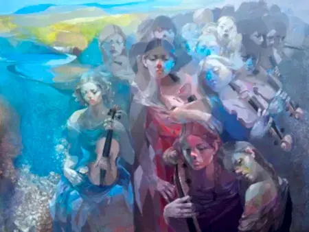 HAKAN ERASLAN tarafından 2026 yılında 90x120 cm ölçülerinde Tuval üzeri akrilik boya tekniği ile yapılmıştır.