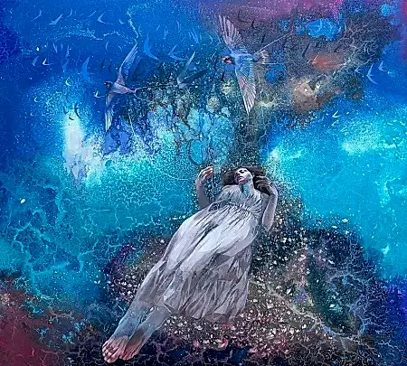 HAKAN ERASLAN tarafından 2026 yılında 90x100 cm ölçülerinde Tuval üzeri akrilik boya tekniği ile yapılmıştır.