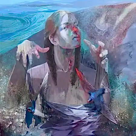 HAKAN ERASLAN tarafından 2026 yılında 70x70 cm ölçülerinde Tuval üzeri akrilik boya tekniği ile yapılmıştır.