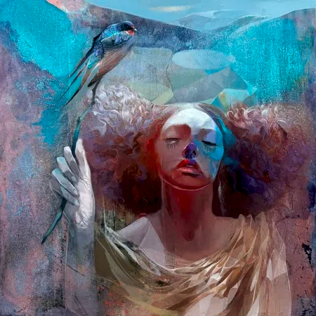 HAKAN ERASLAN tarafından 2026 yılında 60x60 cm ölçülerinde Tuval üzeri akrilik boya tekniği ile yapılmıştır.