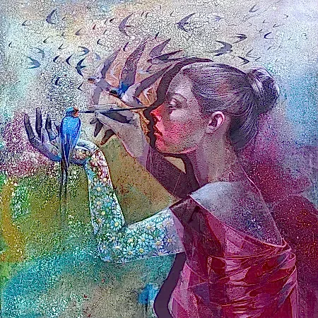 HAKAN ERASLAN tarafından 2026 yılında 60x60 cm ölçülerinde Tuval üzeri akrilik boya tekniği ile yapılmıştır.