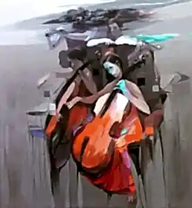 HAKAN ERASLAN tarafından 2019 yılında 60x60 cm ölçülerinde Tuval üzeri akrilik boya tekniği ile yapılmıştır.