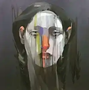 HAKAN ERASLAN tarafından 2019 yılında 60x60 cm ölçülerinde Tuval üzeri akrilik boya tekniği ile yapılmıştır.